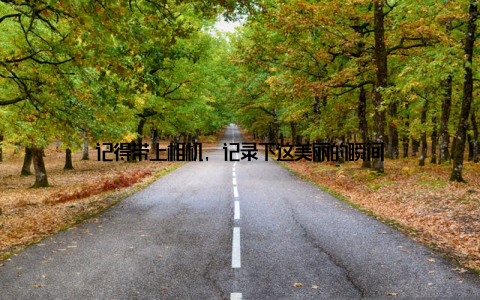 记得带上相机, 记录下这美丽的瞬间